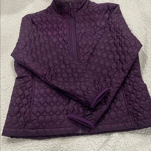 Lands end purple quilted jacket ex cond smoke free home